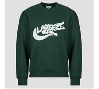 Lacoste Sudaderas Sweatshirt en molleton imprimé in Verde EU M