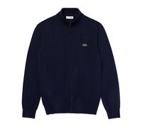 Lacoste- Suéter de Cuello Alto de Algodón con Cremallera- Sweatshirts & Hoodies- Hombre- Azul- L- Suéter de Cuello Alto de Algodón con Cremallera