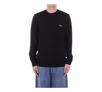 Lacoste - Suéter Monocromático de Algodón con Cuello Redondo - Knitwear - Hombre - Negro - M -