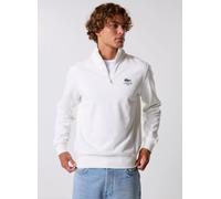 Lacoste Sweatshirt col montant zippé imprimé Lacoste M Blanco