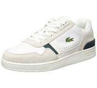 Lacoste T-Clip 0120 3 SMA, Zapatillas Hombre, Off Wht/Dk Grn, 42.5 EU