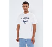 Lacoste T-shirt classic fit imprimé signature XL Blanco