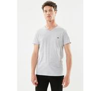 Lacoste T-shirt col V en jersey de coton XS Gris