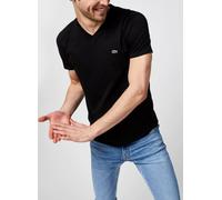 Lacoste T-shirt col V en jersey de coton XXL Negro