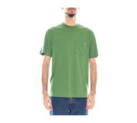 Lacoste- Camiseta de algodón con bolsillo en el pecho- Tops- Hombre- Verde- S- Camiseta de algodón con bolsillo en el pecho