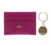 LACOSTE tarjetero CC Key Ring Box Rubine