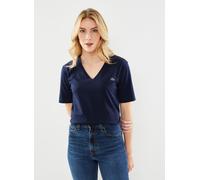 Lacoste-Women S TEE-SHIRT-TF7300-00, Azul Marino, 36