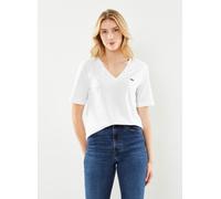 Lacoste Tee Shirt col V TF7300 40 Blanco