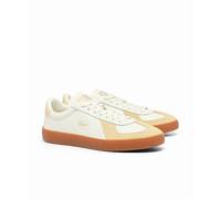 Lacoste Tenis Baseshot Pro de piel para hombre, LT YLW/GUM, 42 EU