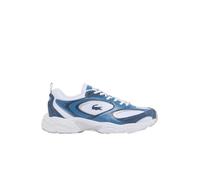 Lacoste Tenis Storm 96 2K para hombre, Wht/Dk Blu, 42 EU