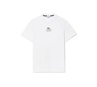 Lacoste TH1147 Camiseta Deportiva Manga Larga, Blanc, XL Unisexo