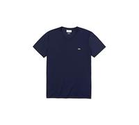 Lacoste T-shirt col V en jersey de coton XS Azul