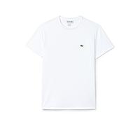 Lacoste Camiseta TH6709 Jersey de algodón Pima cuello redondo Blanco M para hombre