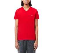 Lacoste TH6710 Hombres Camisetas PIMA Cuello en V Manga Corta Ajuste...