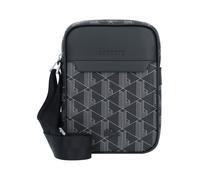 Lacoste The Blend - bolso bandolera vertical 21.5 cm (monogram noir gris)
