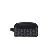 Lacoste The Blend Bolsa de aseo 23 cm monogram noir gris (TAS006738)