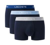 Lacoste - Tripack Boxers Cotton Trunk - Underwear - Hombre - Azul - M -