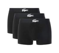 Lacoste - Tripack Bóxers de Algodón Elástico - Underwear - Hombre - Negro - M -
