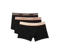 Lacoste Trunk Men Bañador para Hombre, Negro/Biscuit-Baguette-Gr, L