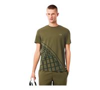 Lacoste Ultra-Dry Back Print Tennis T-Shirt Olive Camiseta de hombre XL