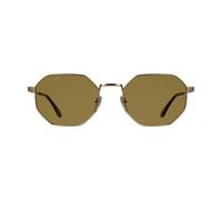 Lacoste Unisex Adult Sunglasses L280S - Matte Amber Gold with Solid Brown Lens
