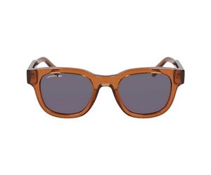Lacoste Unisex Adult Sunglasses L6023S - Brown with Solid Grey Lens