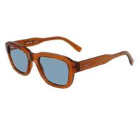 Lacoste Unisex L6048S 210 Gafas de sol Inyección biológica Marrón Redonda Normal