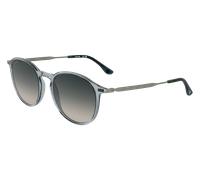 Lacoste Gafas de sol L6061S 38 Bio-inyección cuadradas gris claro transparente 52 unisex