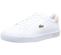 Lacoste Unisex Niño Powercourt 0721 1 Suj Zapatillas, Weißrosa, 39 EU
