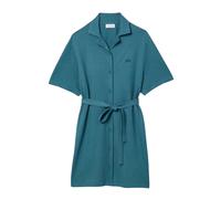 Lacoste Vestido Camisero de Mezcla de Lino para Mujer (GT4570)