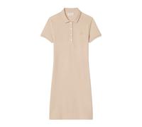 Lacoste - Vestido Polo Slim Fit en Mini Piqué Elástico - Dresses - Mujer - Beige - M -