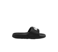 Lacoste Women's Serve Slide 1.0, Sandalia Mujer, BLK/Wht, 38 EU