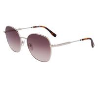Lacoste women's sunglasses l257s - light gold with gradient brown lens