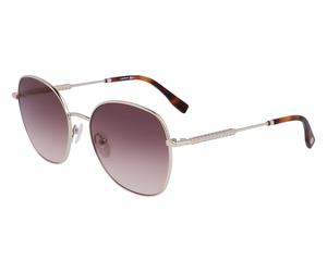 Lacoste women's sunglasses l257s - light gold with gradient brown lens