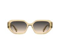 Lacoste Women's Sunglasses L6091S - Transparent Light Peach with Gradient Purple Peach Lens