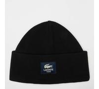 Lacoste Woven Label Beanie negro ONE SIZE