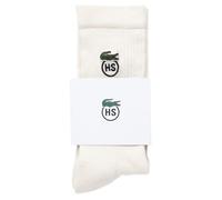 Lacoste X Highsnobiety Logo Socks Eggshell Talla: 43-46 | Ropa Interior Outlet | Hombre | Blanco