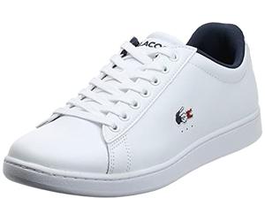 Lacoste Zapatillas Bajas para Hombre Carnaby EVO Tri 1 SMA, para Hombre, Wht Nvy Red, 41 EU