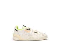 Lacoste Zapatillas bajas para hombre LT 125 124 4 SMA para hombre, Off Wht Ylw Ht3, 45 EU