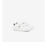 LACOSTE Zapatillas deportivas con velcro Powercourt. Color blanco/negro