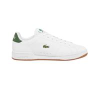 Lacoste- Zapatillas deportivas de cuero blanco- Shoes- Hombre- Blanco- 44 EU- Zapatillas deportivas de cuero blanco