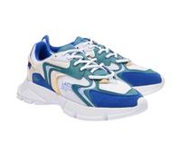 Lacoste Zapatillas Neo L003 para niños, azul y blanco, 34 EU