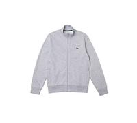 Lacoste Zip-Up High Neck Chaqueta polar para homre Argent Chine M