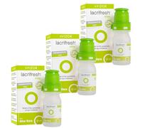 LACRIFRESH ALOE - Pack 3x10ml - Gotas Oculares - Humectación y Lubricación con Aloe Vera - Alivio Instantáneo de Irritación Ocular - Sin Fosfatos - Fácil Aplicación