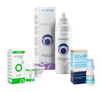 Lacrifresh Comfort 15ml + Avizor Ozean 10ml + Avizor Eyewash 250ml | Kit Cuidado Ocular | Ojo Seco, Lentillas, Alergias | Soluciones Estériles