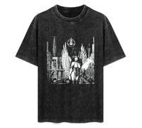Lacrimosa Inferno Washed Round Neck Men Women tee Shirt Size XL