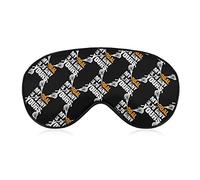 Lacrosse Goal Sleep - Máscara de ojos ajustable y suave para regalo de viaje en casa