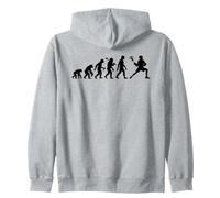 Lacrosse Player Evolution Hombres Entrenadores Niños Jóvenes Niños Sudadera con Capucha
