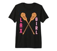 Lacrosse Player LAX Girl Funny Goalie Portero Regalo Camiseta Premium