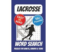Lacrosse Word Search Puzzle Book: Word Searches with Easy to Read Print about Lacrosse | 6 x 9 inches, 110 pages | 50+ Puzzles